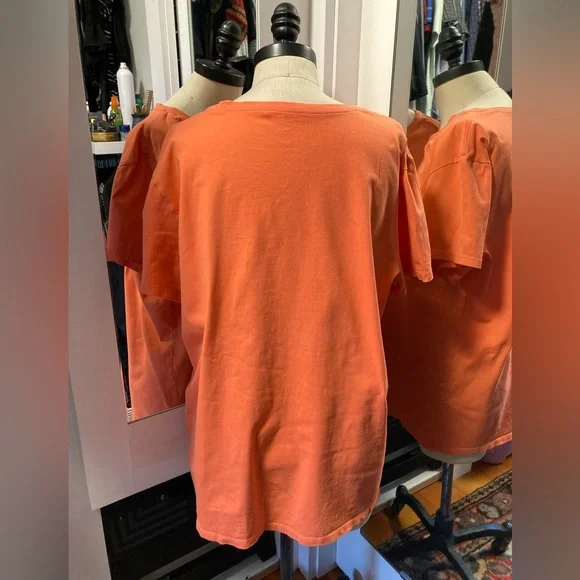 Life is Good Women’s Orange/Mango Short Sleeve T-Shirt, Keep It Simple, Size XL - Picture 5 of 10